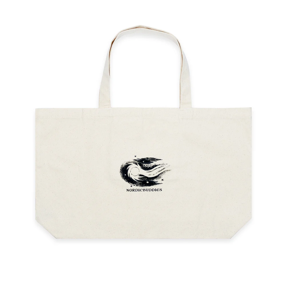 Moomin Comet Tote Bag XL White - Image 2