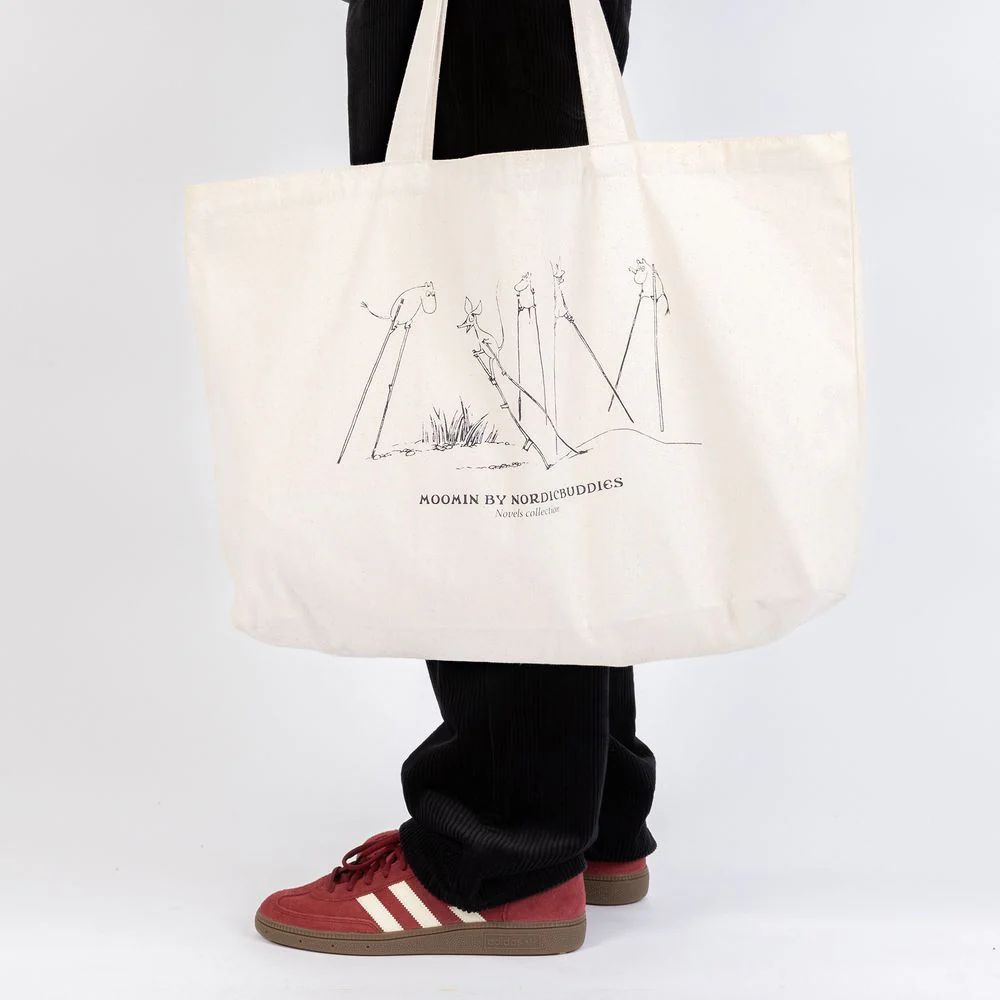 Moomin Comet Tote Bag XL White - Image 4