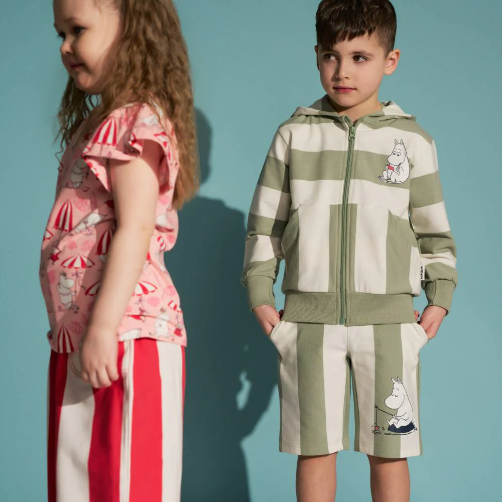 Moomin Day Off Shorts Lightgreen - Image 3