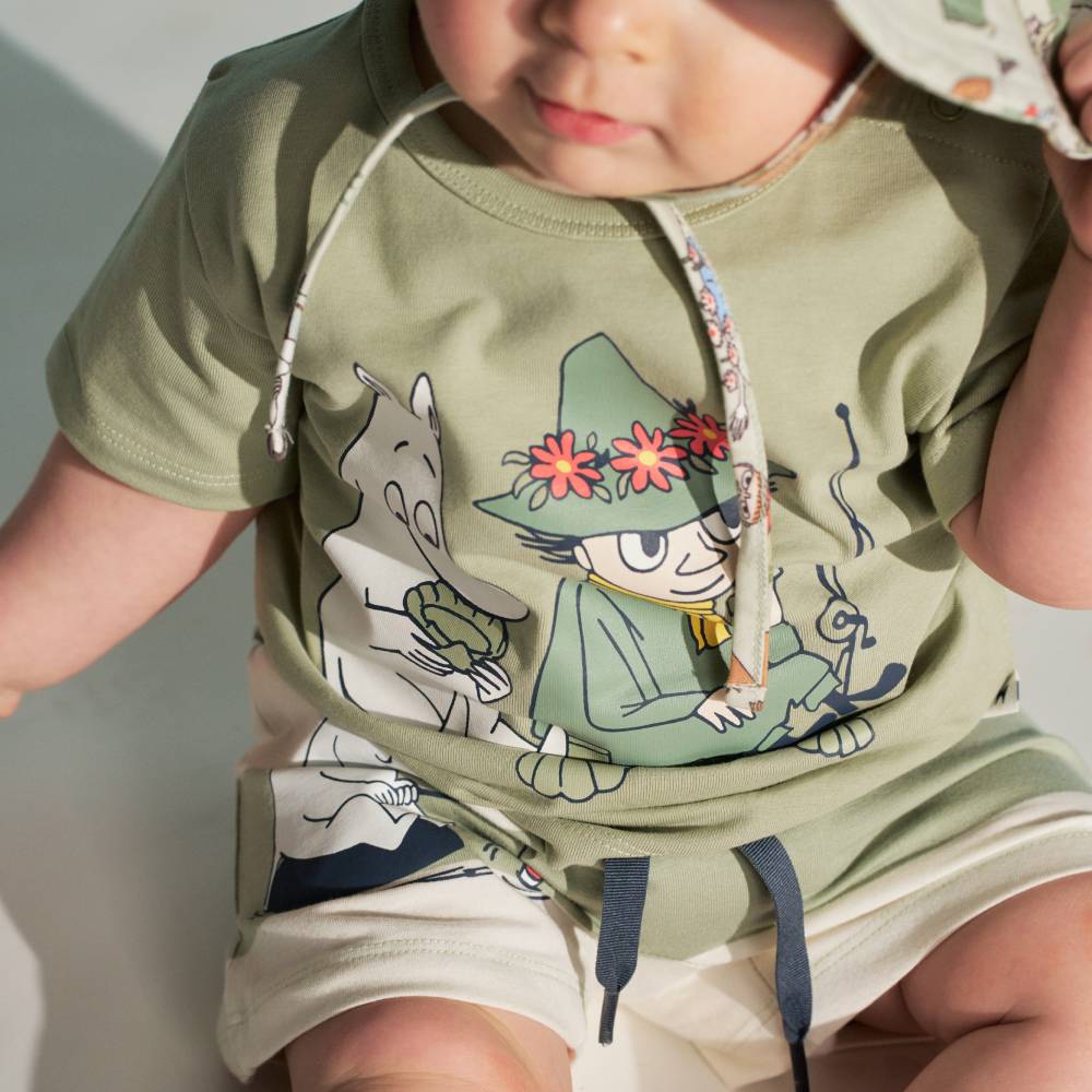 Moomin Day Off Shorts Set Lightgreen - Image 5