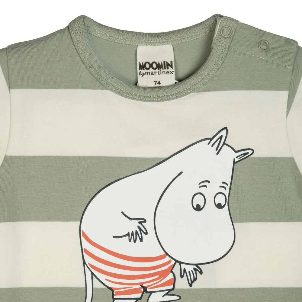 Moomin Day Off T-shirt Green - Image 2