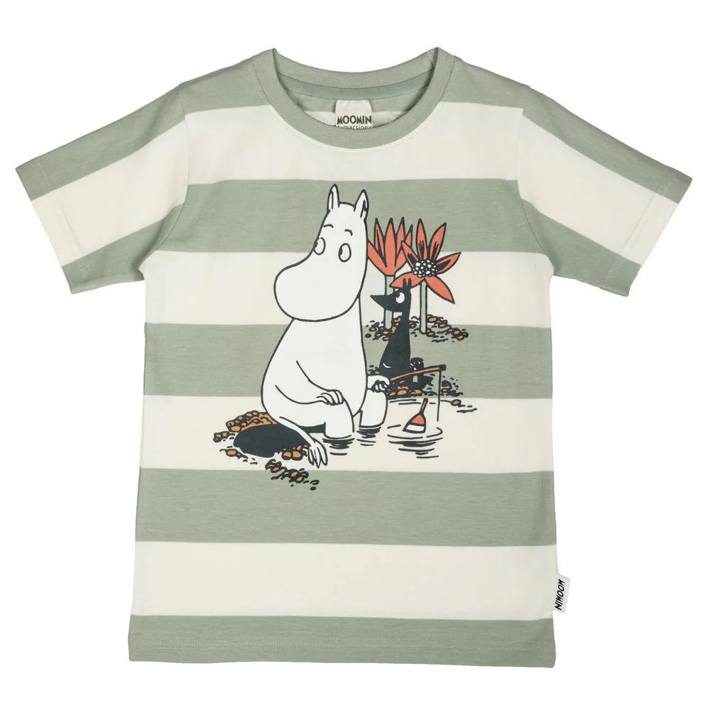 Moomin Day Off T-shirt Lightgreen - Image 2