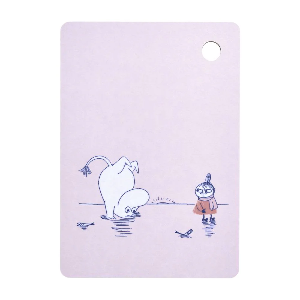 Moomin Dreamy Winter Chop & Serve Board 14x20cm - Image 2