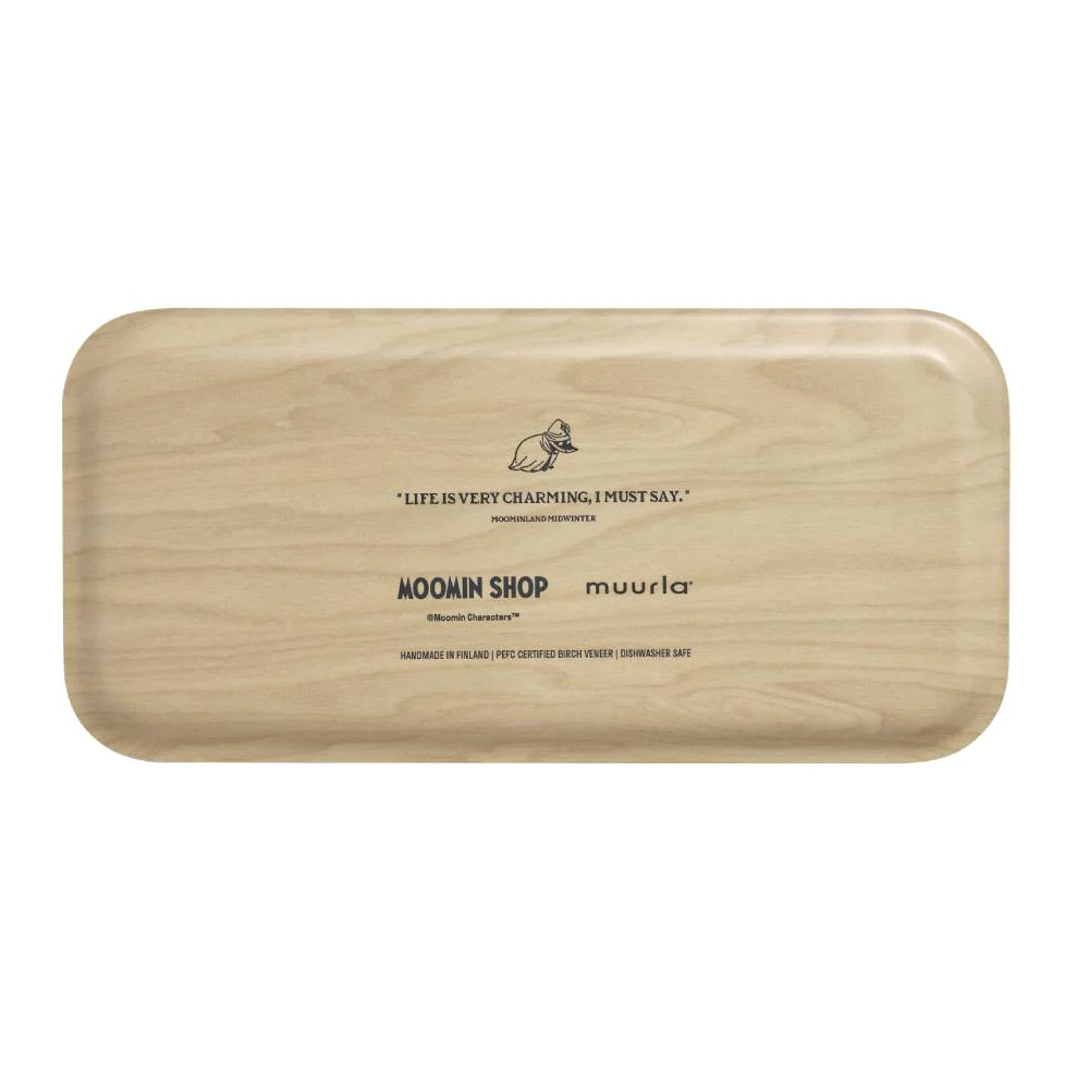 Moomin Dreamy Winter Tray 27x13cm - Image 3