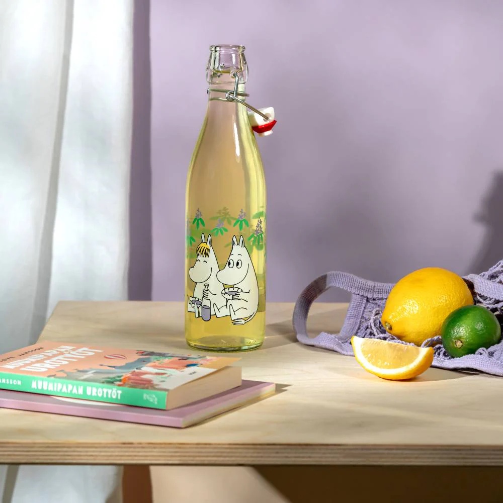 Moomin Elderberries Glass Bottle 0,5L