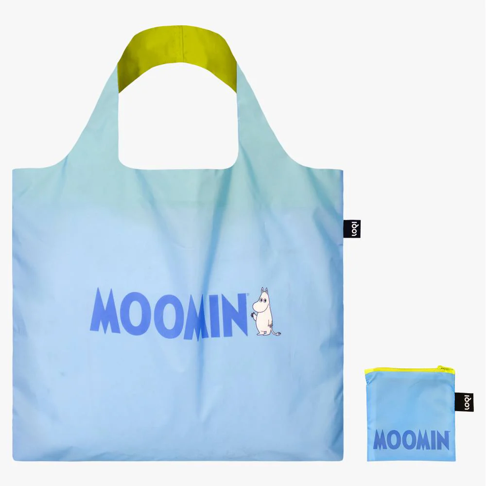 Moomin Family Tote Bag Blue - Image 3