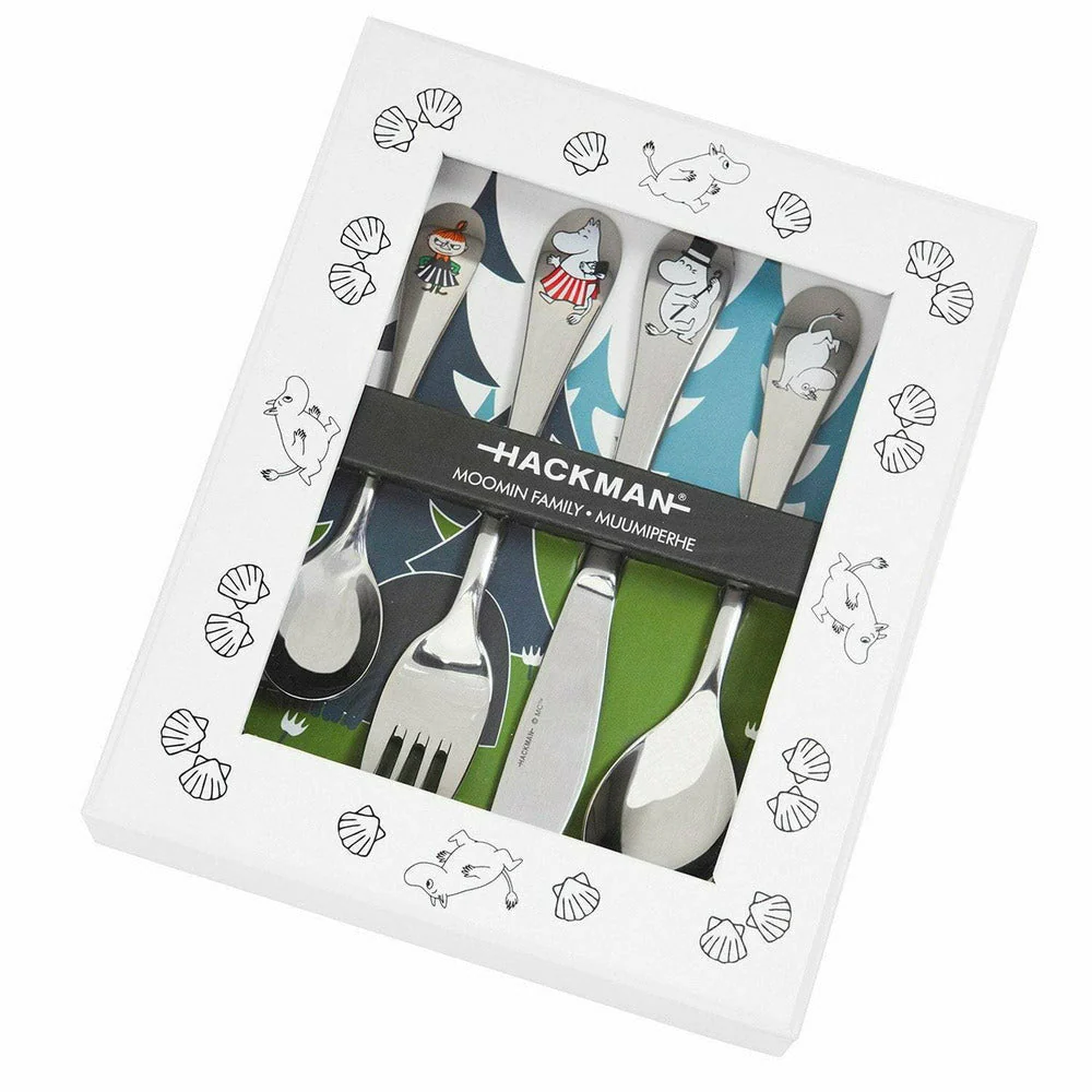 Moomin Family Children's Cutlery 4-Set - Image 2