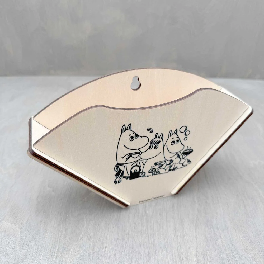 Moomin Family Coffee Filter Holder B&W