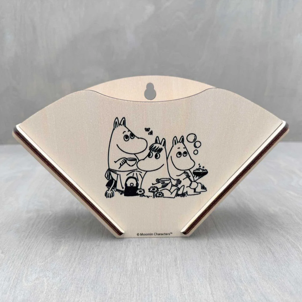 Moomin Family Coffee Filter Holder B&W - Image 2
