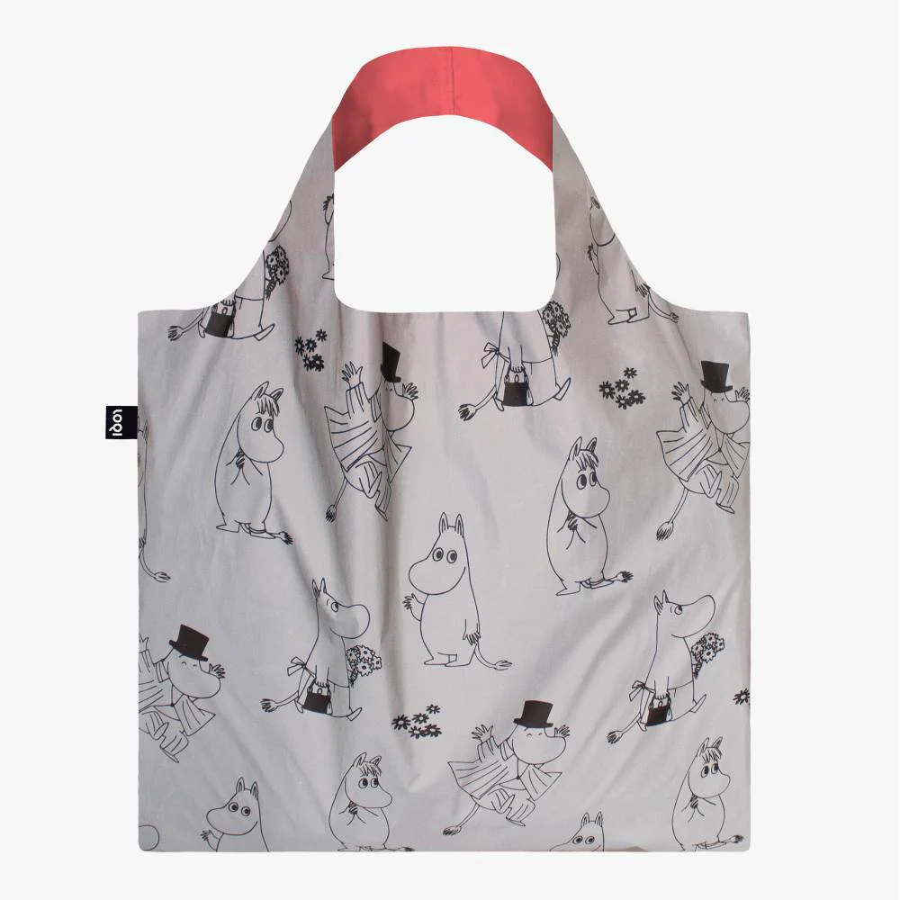 Moomin Family Pattern Reflective Tote Bag - Image 2