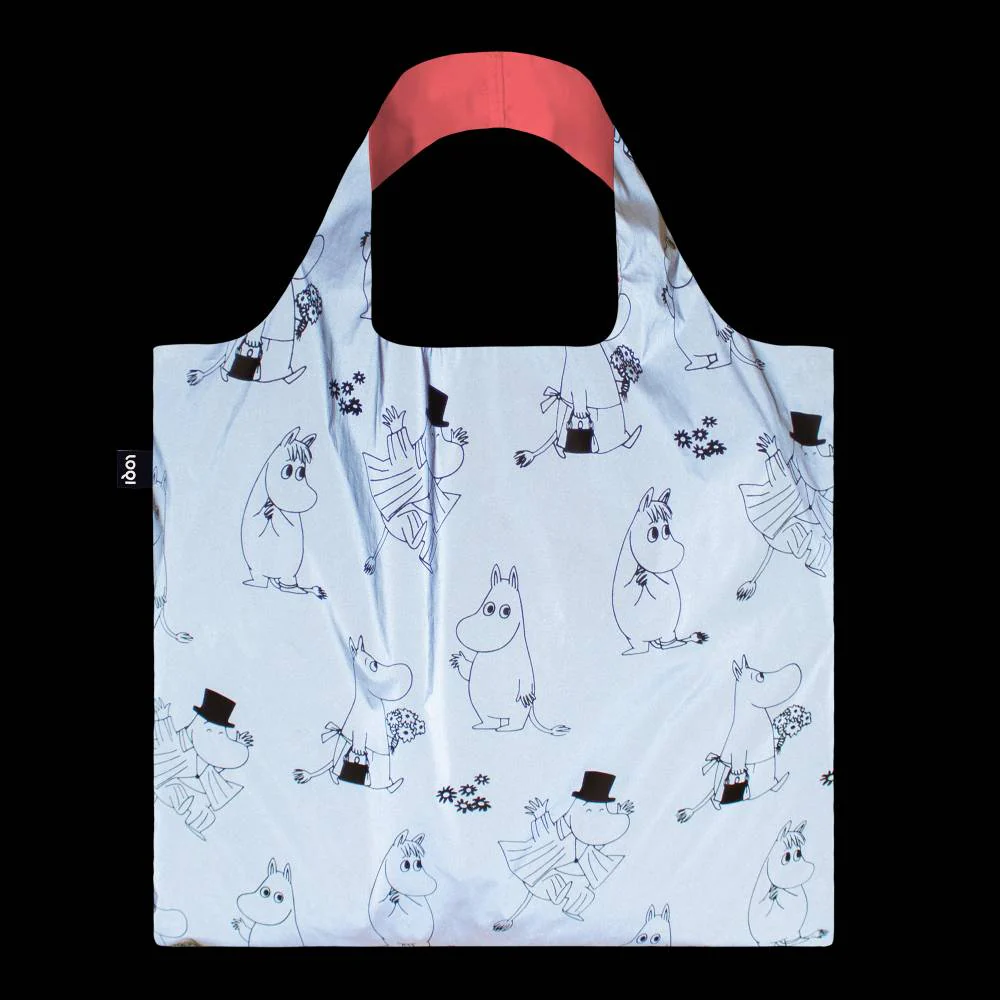 Moomin Family Pattern Reflective Tote Bag - Image 3