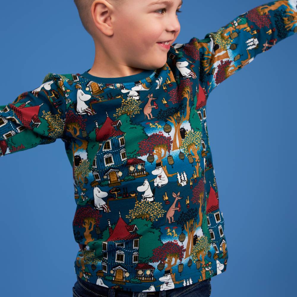 Moomin Festivity Shirt Blue - Image 5