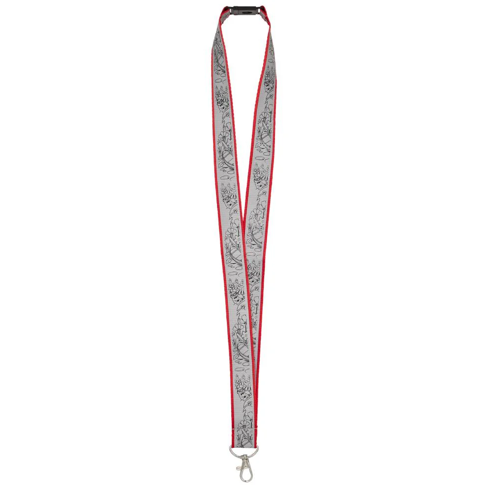 Moomin Fishing Reflecting Keychain Necklace Red - Image 2