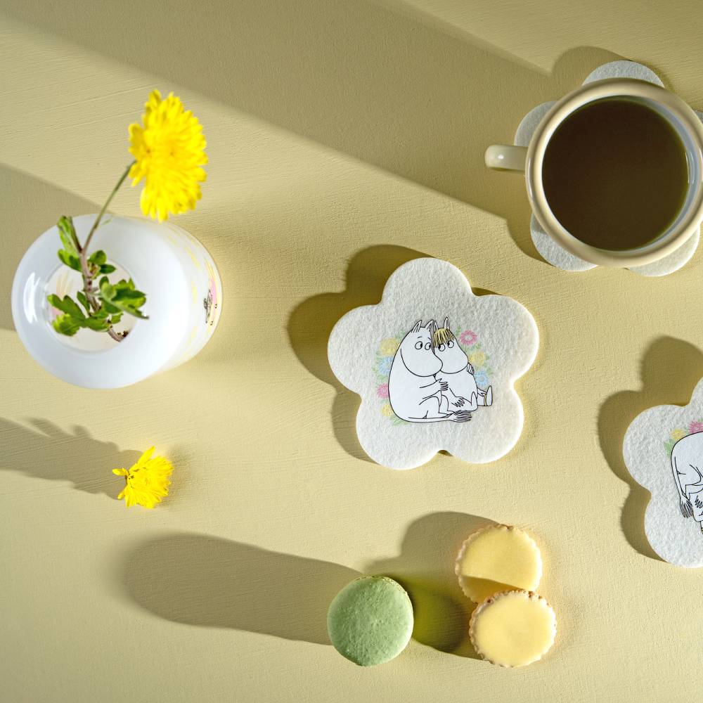 Moomin Flowers Mug White 3,7dl - Image 7