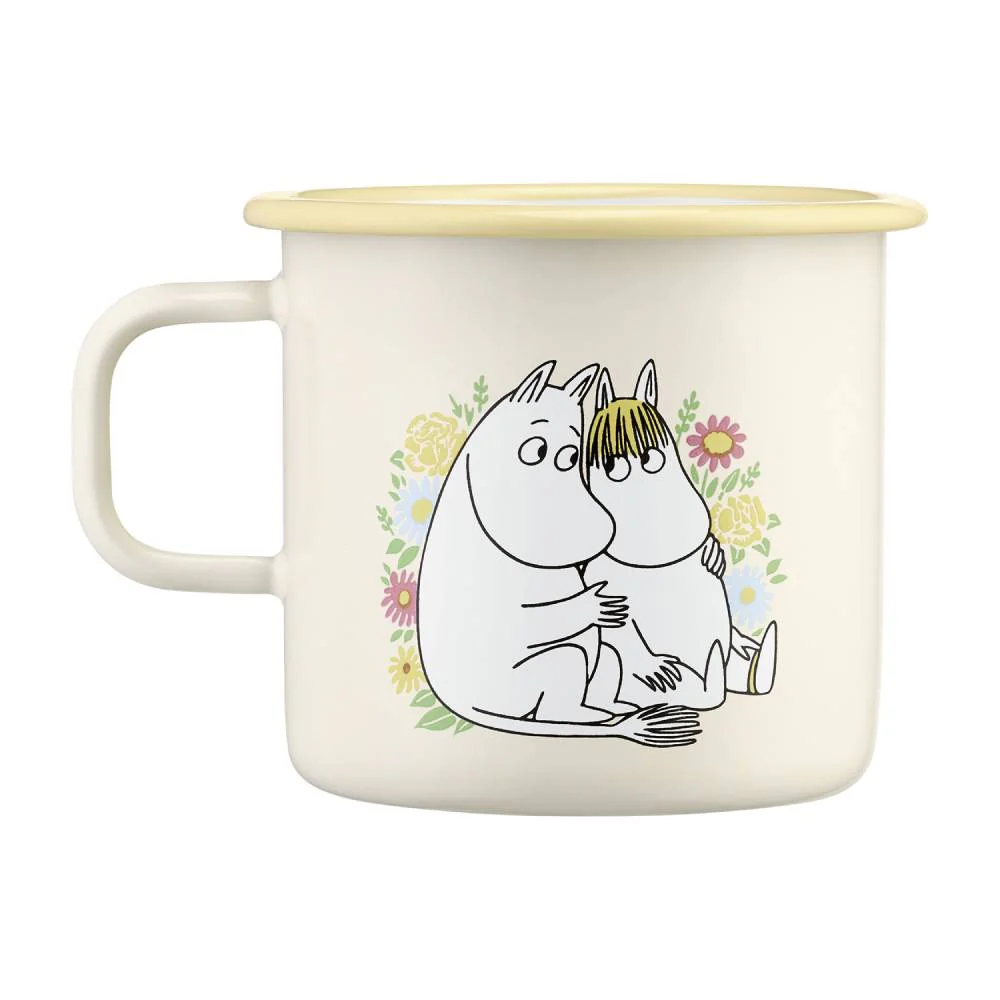 Moomin Flowers Mug White 5,5dl - Image 3