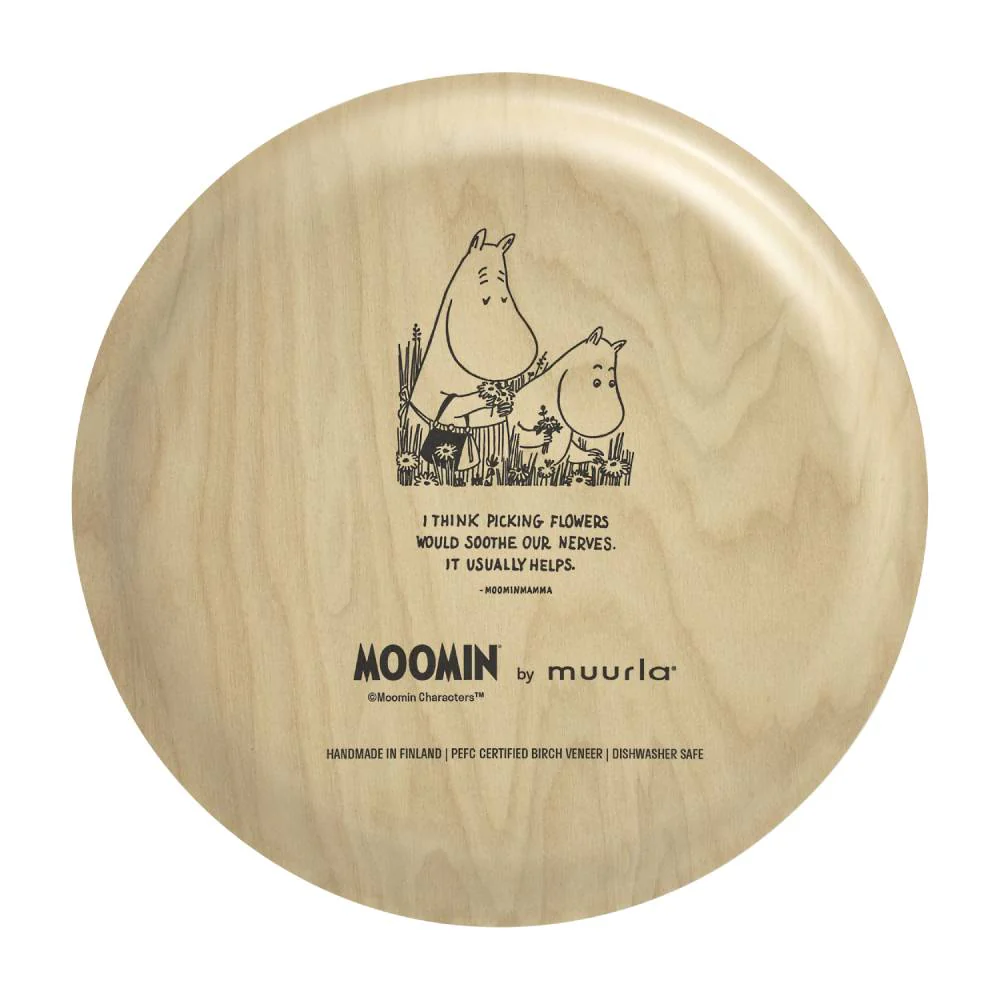 Moomin Flowers Tray Yellow Ø25cm - Image 3