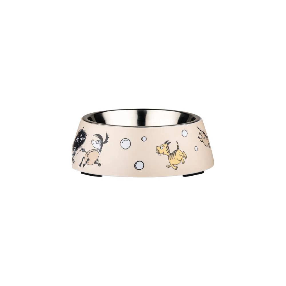 Moomin For Pets Food Bowl Beige M - Image 3