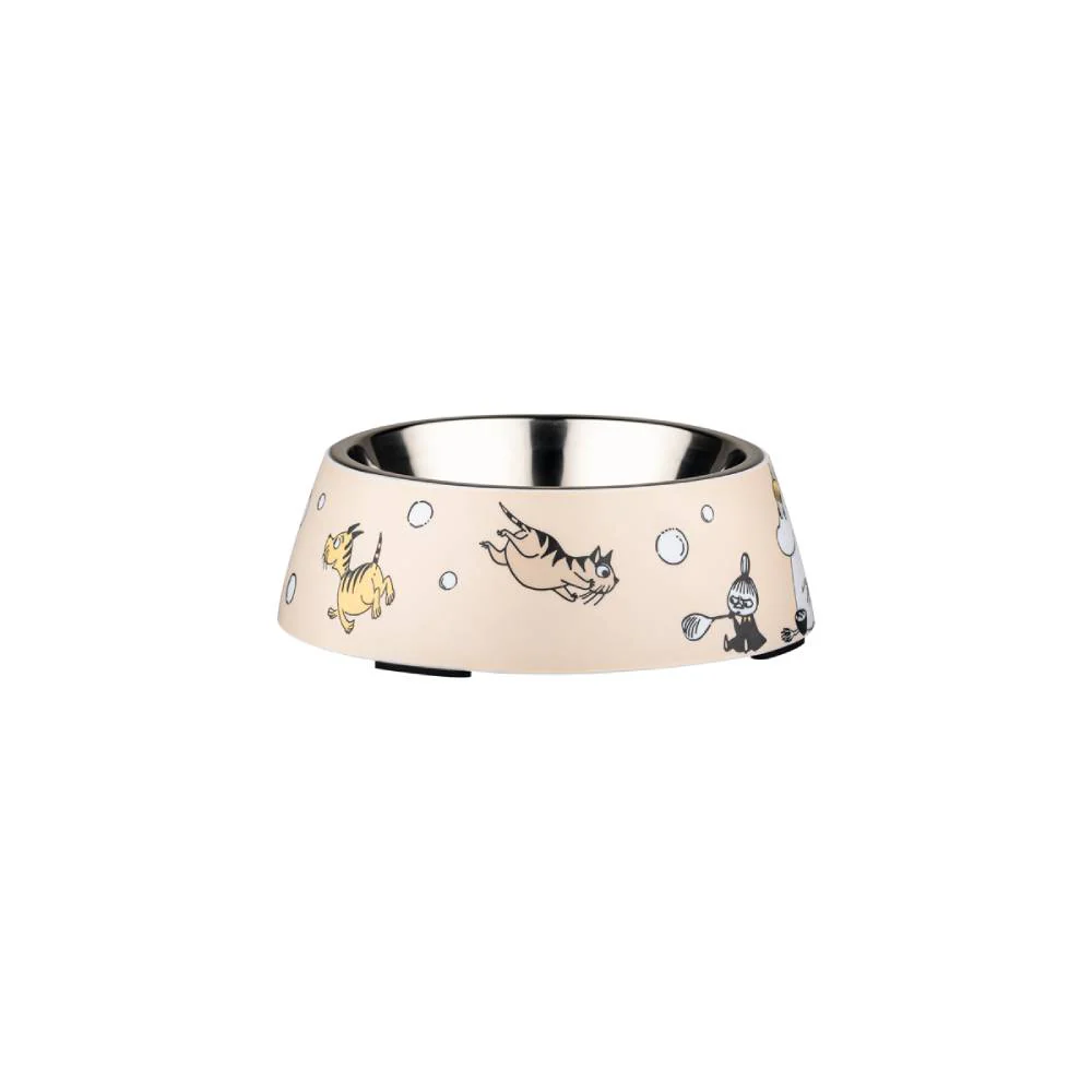 Moomin For Pets Food Bowl Beige M - Image 4