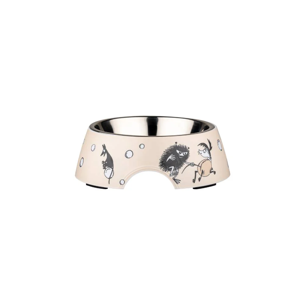 Moomin For Pets Food Bowl Beige M - Image 5