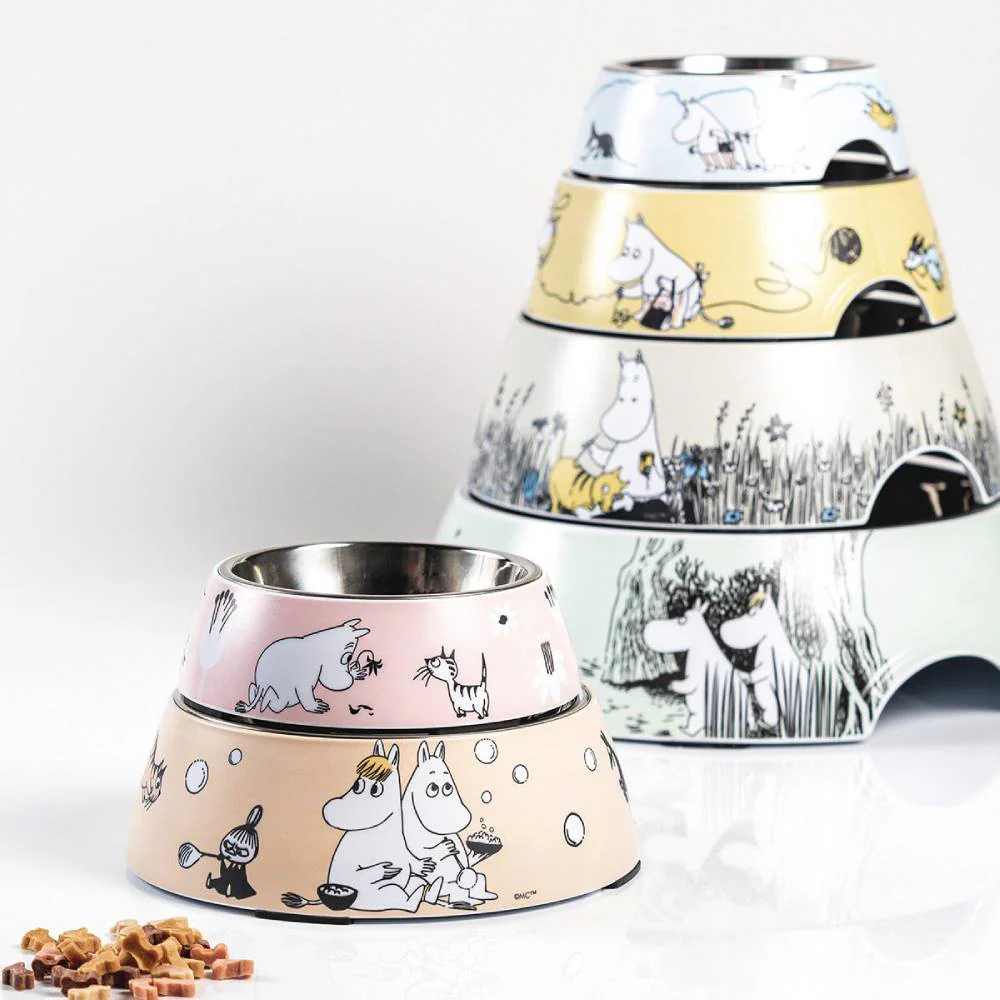 Moomin For Pets Food Bowl Beige M - Image 7