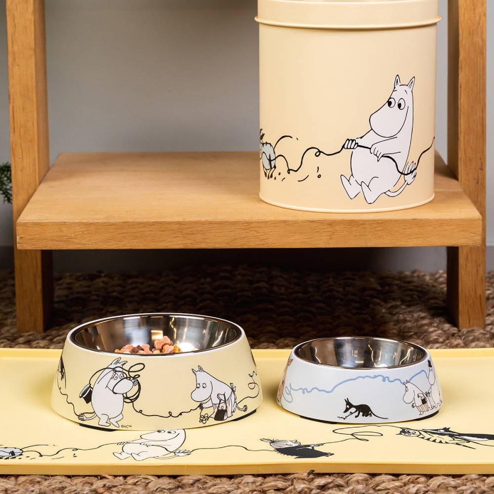 Moomin For Pets Food Bowl Blue S - Image 3