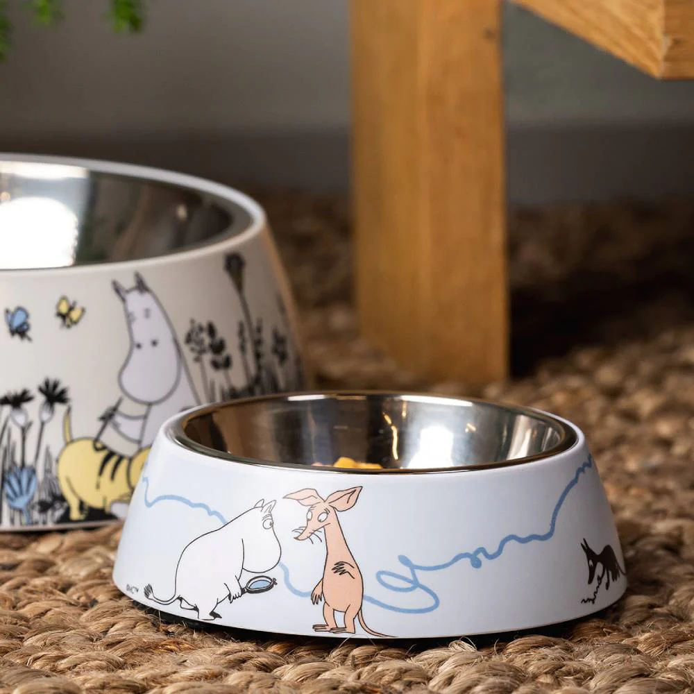 Moomin For Pets Food Bowl Blue S - Image 4