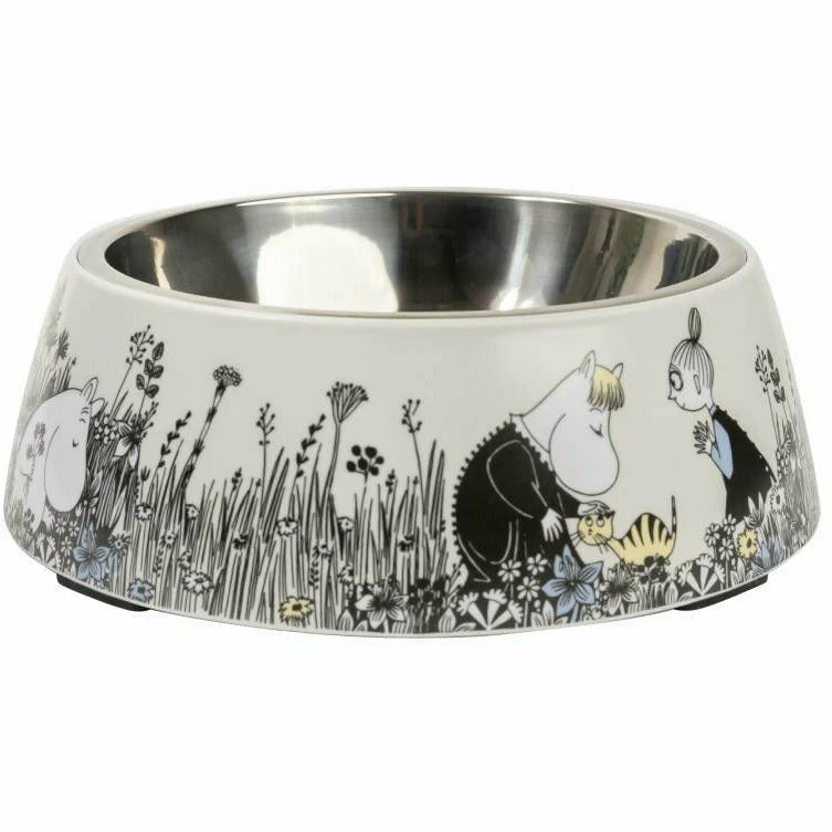 Moomin For Pets Food Bowl Grey L - Image 5