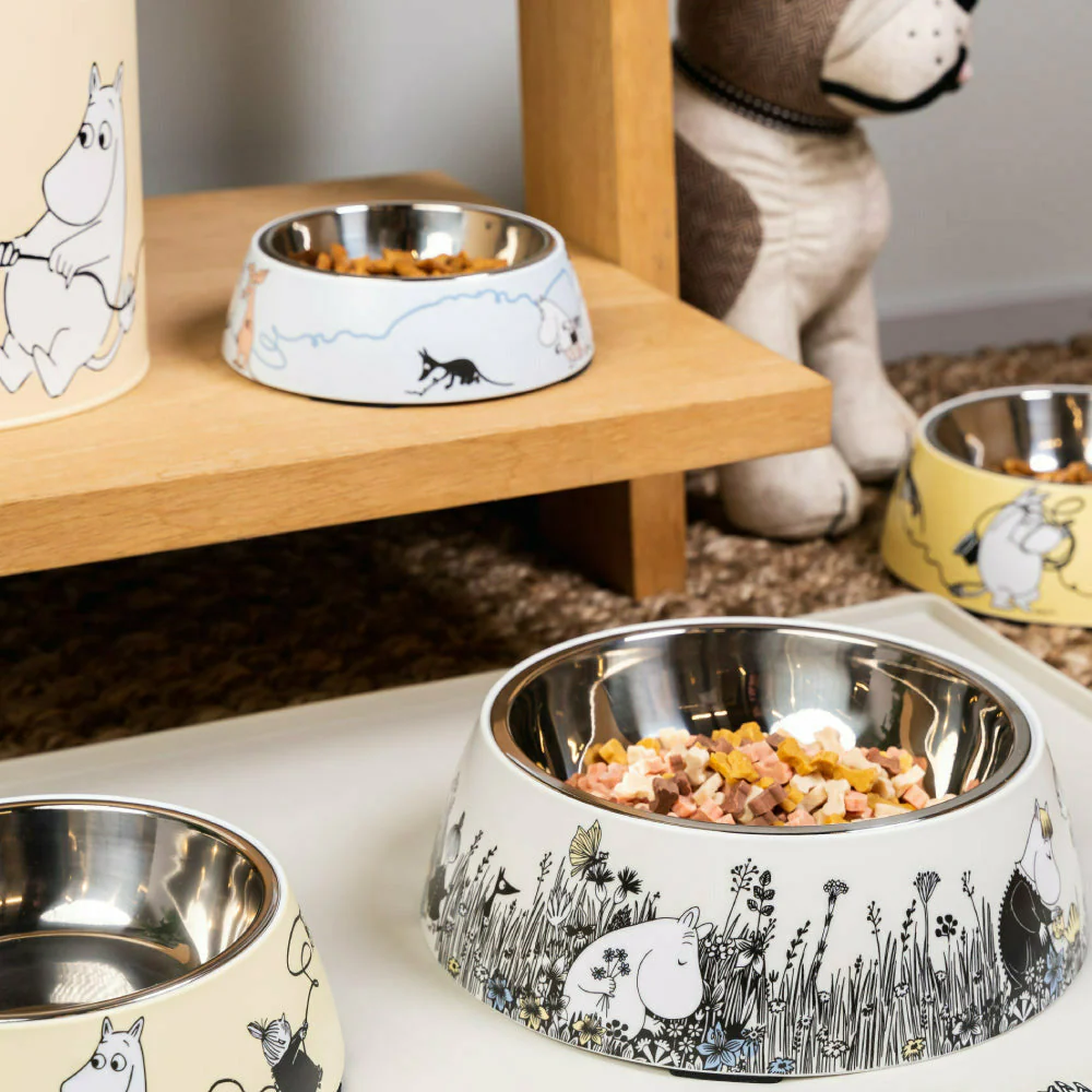Moomin For Pets Food Bowl Grey L - Image 6