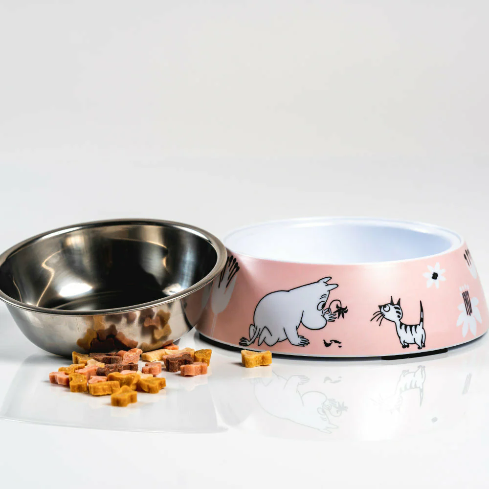 Moomin For Pets Food Bowl Pink S - Image 3