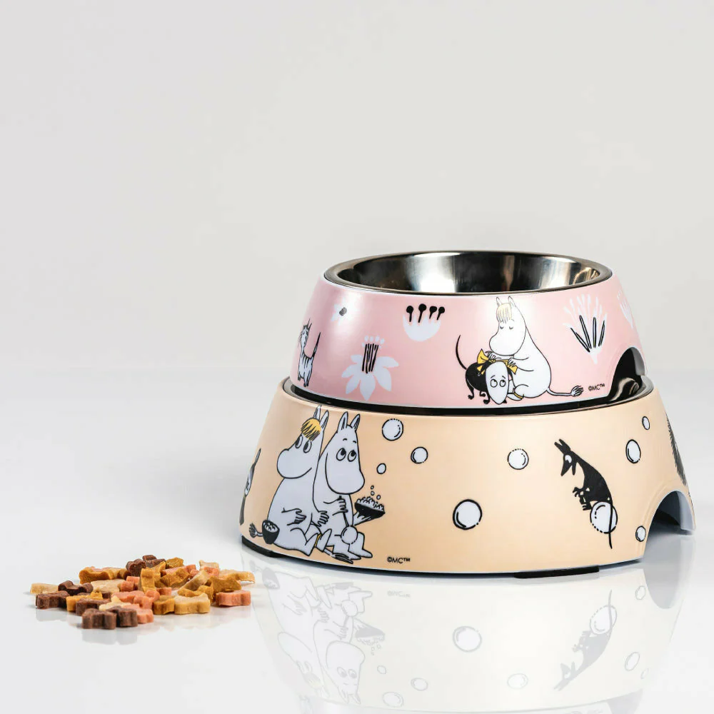 Moomin For Pets Food Bowl Pink S - Image 4
