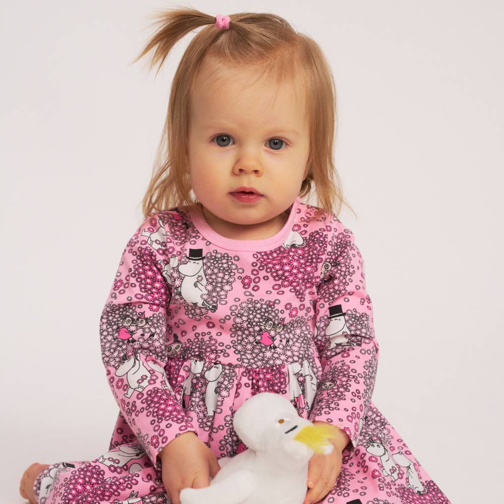 Moomin Friends Bodysuit Dress Pink - Image 2