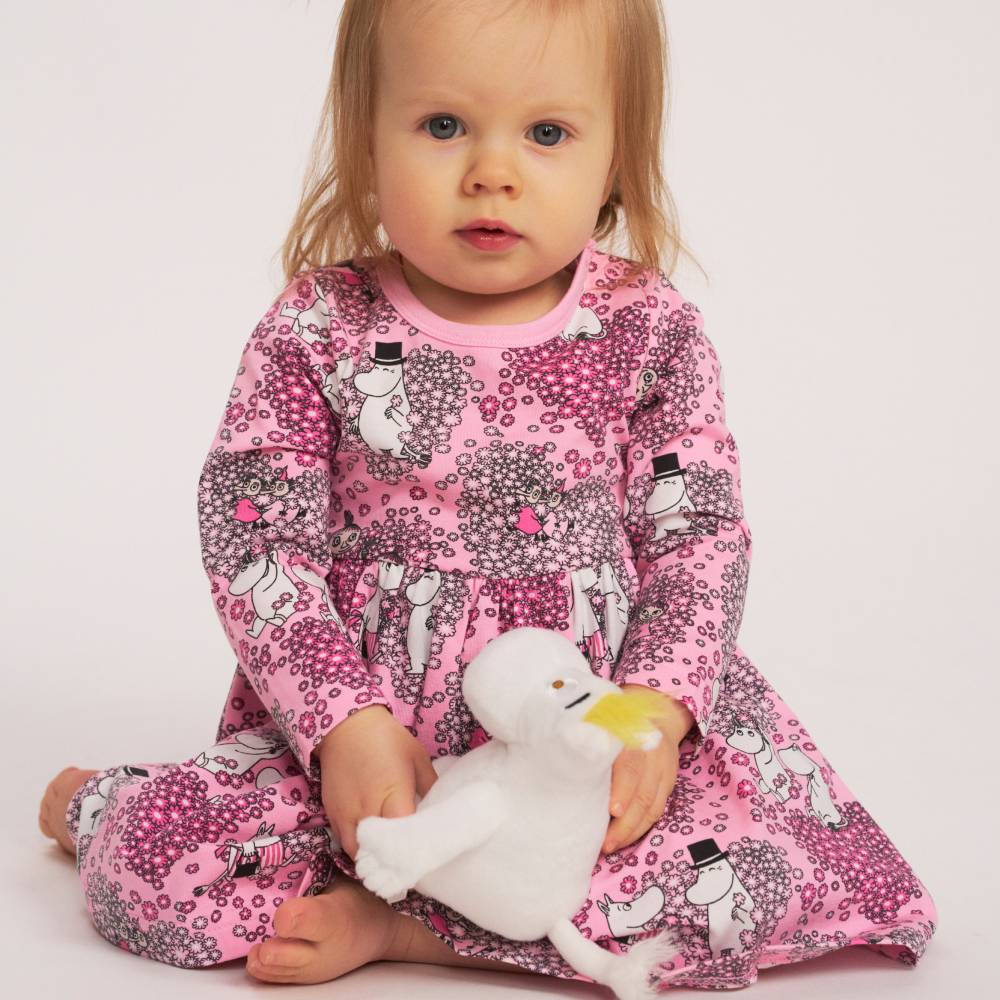 Moomin Friends Bodysuit Dress Pink - Image 4