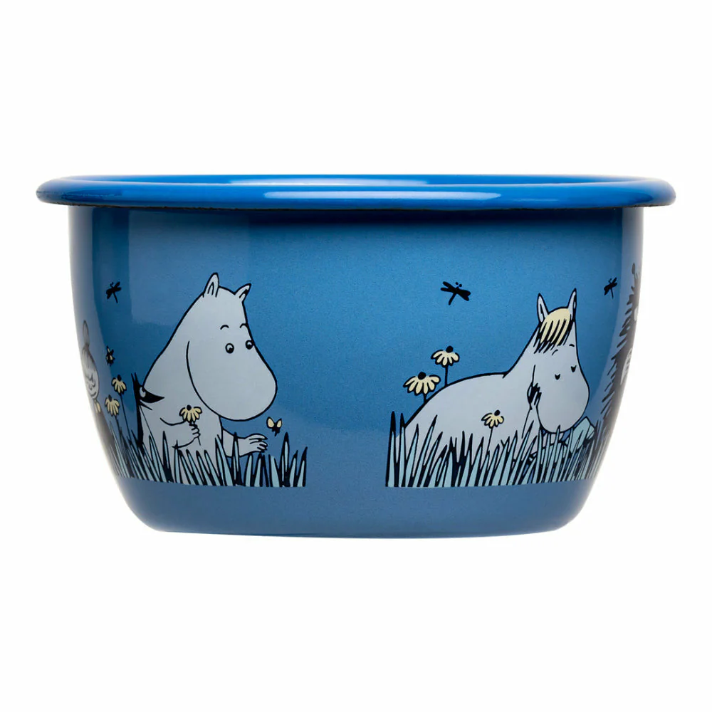 Moomin Friends Bowl 3dl Blue - Image 2