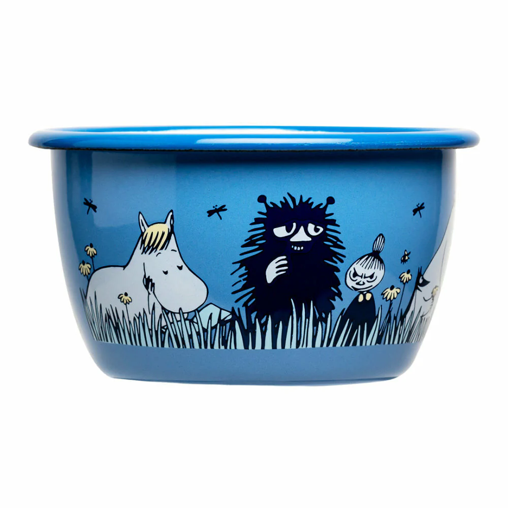 Moomin Friends Bowl 3dl Blue - Image 3