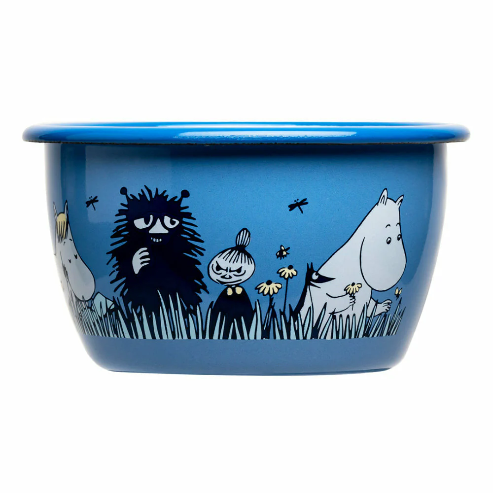 Moomin Friends Bowl 3dl Blue - Image 4