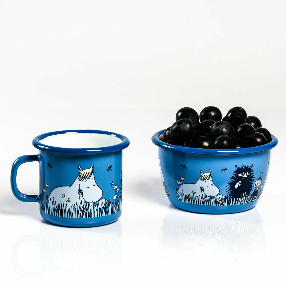 Moomin Friends Bowl 3dl Blue - Image 5