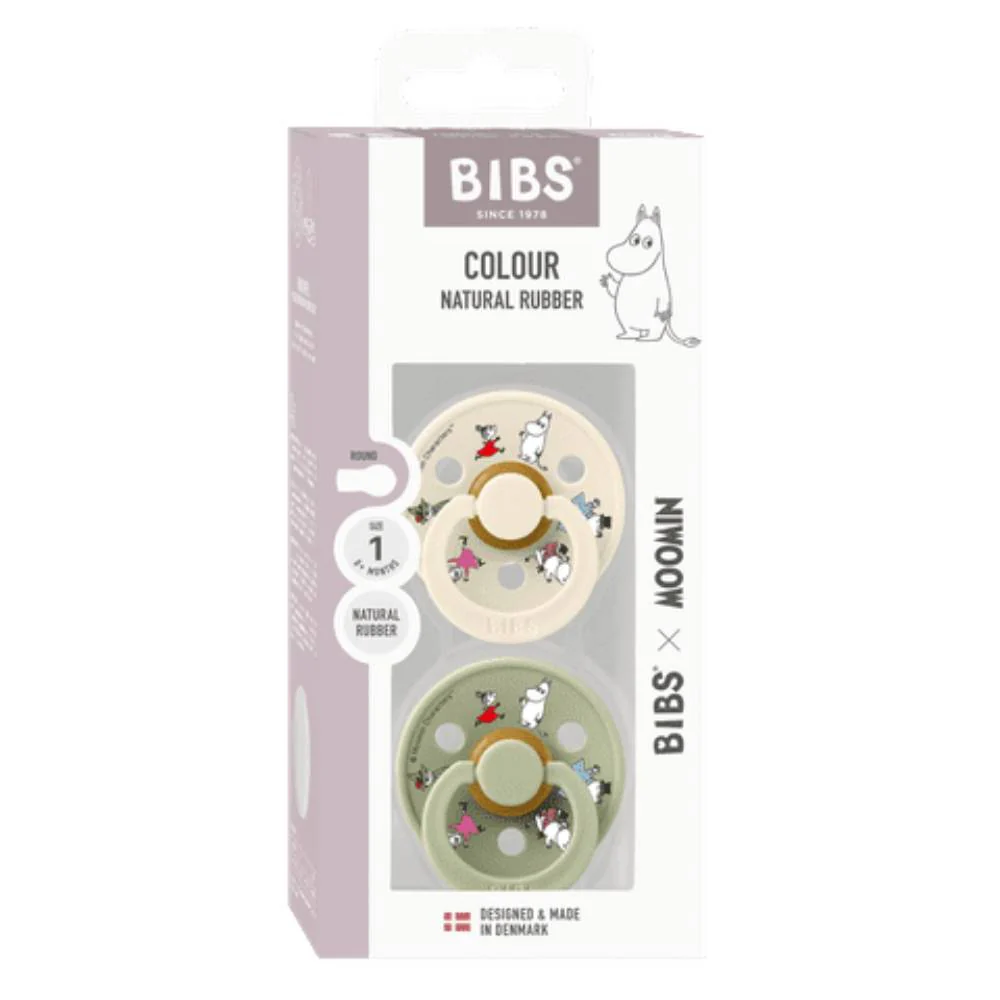Moomin Friends Pacifier 2-pack Ivory/Sage - Image 6