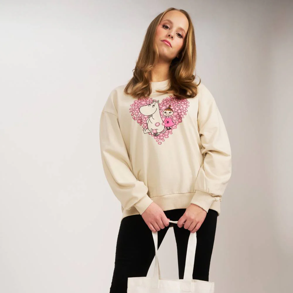 Moomin Friends Sweatshirt Putty - Image 7