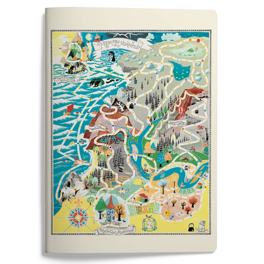 Moomin Game Exercise Notebook A4