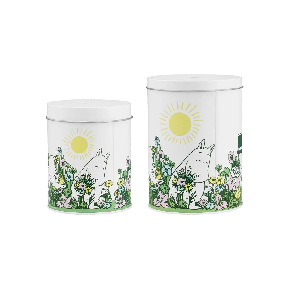 Moomin Garden Jars White 2-set - Image 2