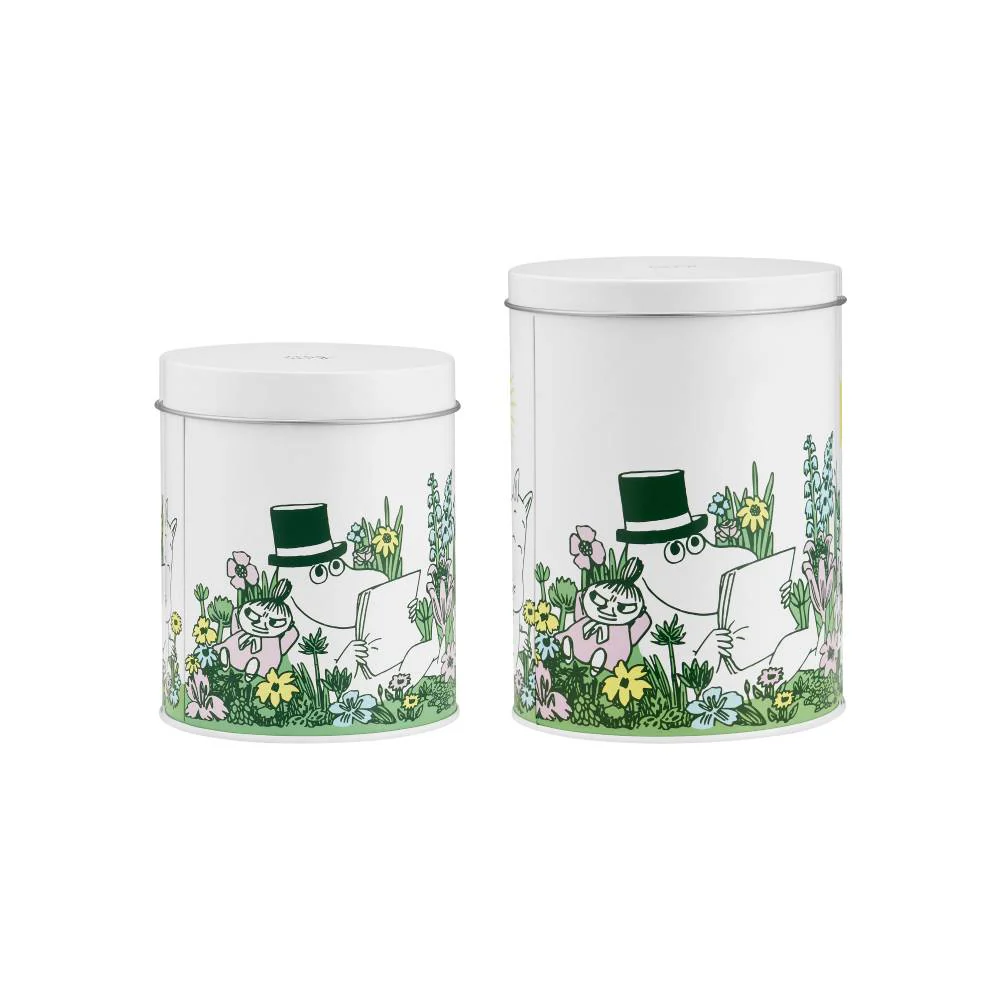 Moomin Garden Jars White 2-set - Image 4