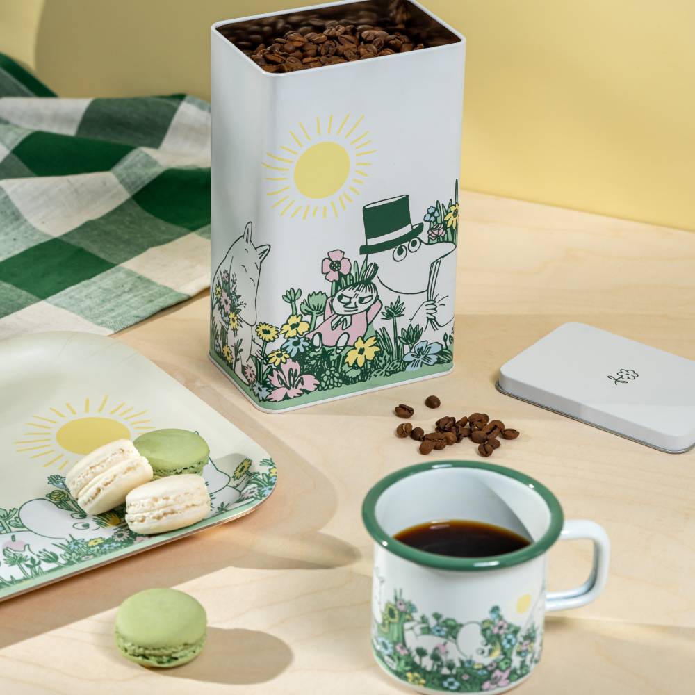 Moomin Garden Mug, Coffee Jar & Tray Bundle