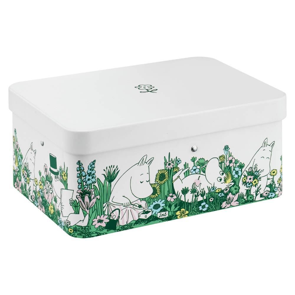 Moomin Garden Tea Box White - Image 2