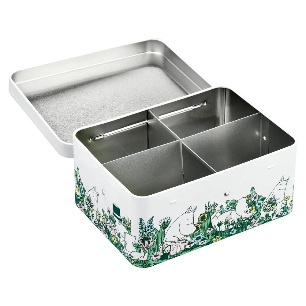 Moomin Garden Tea Box White - Image 4
