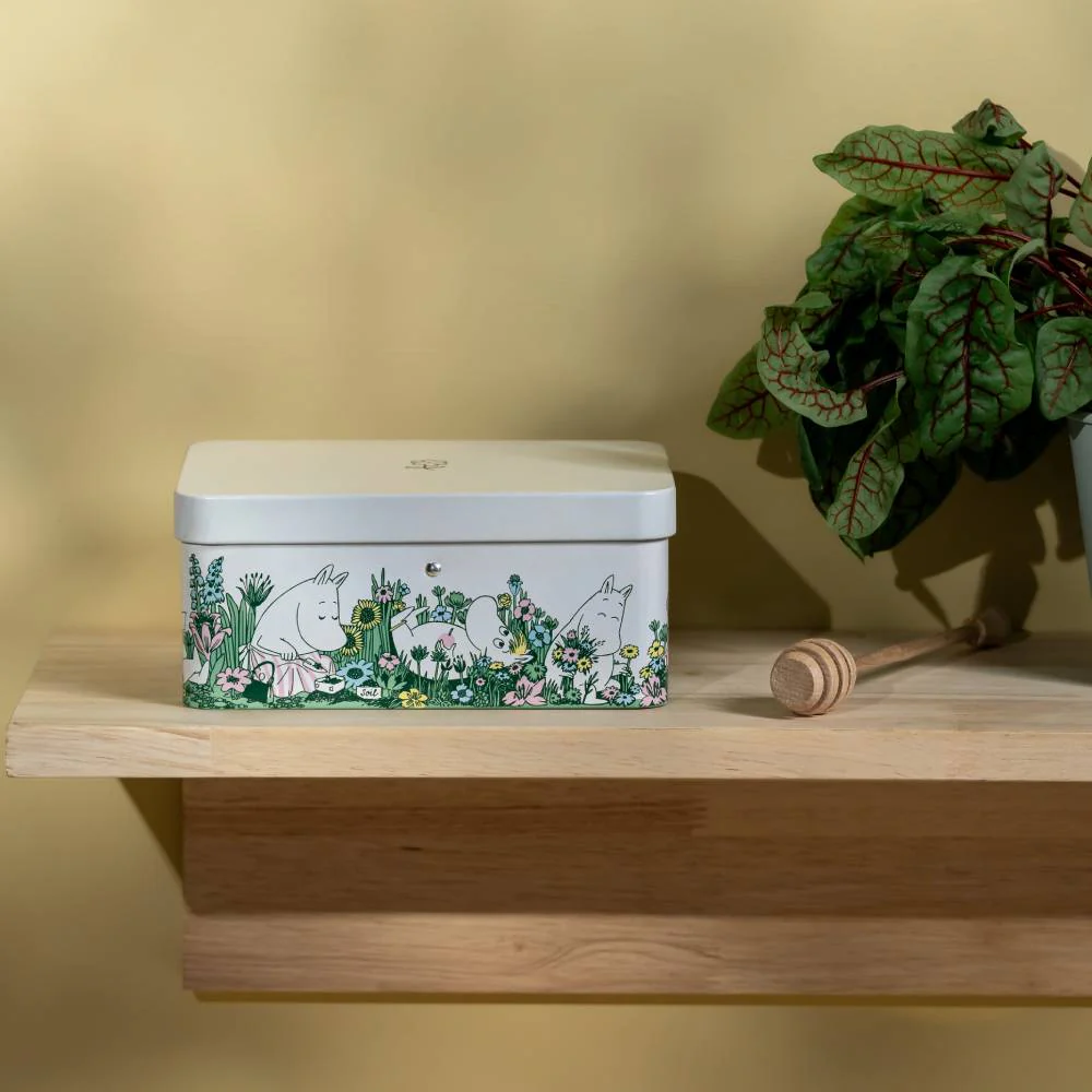 Moomin Garden Tea Box White - Image 5