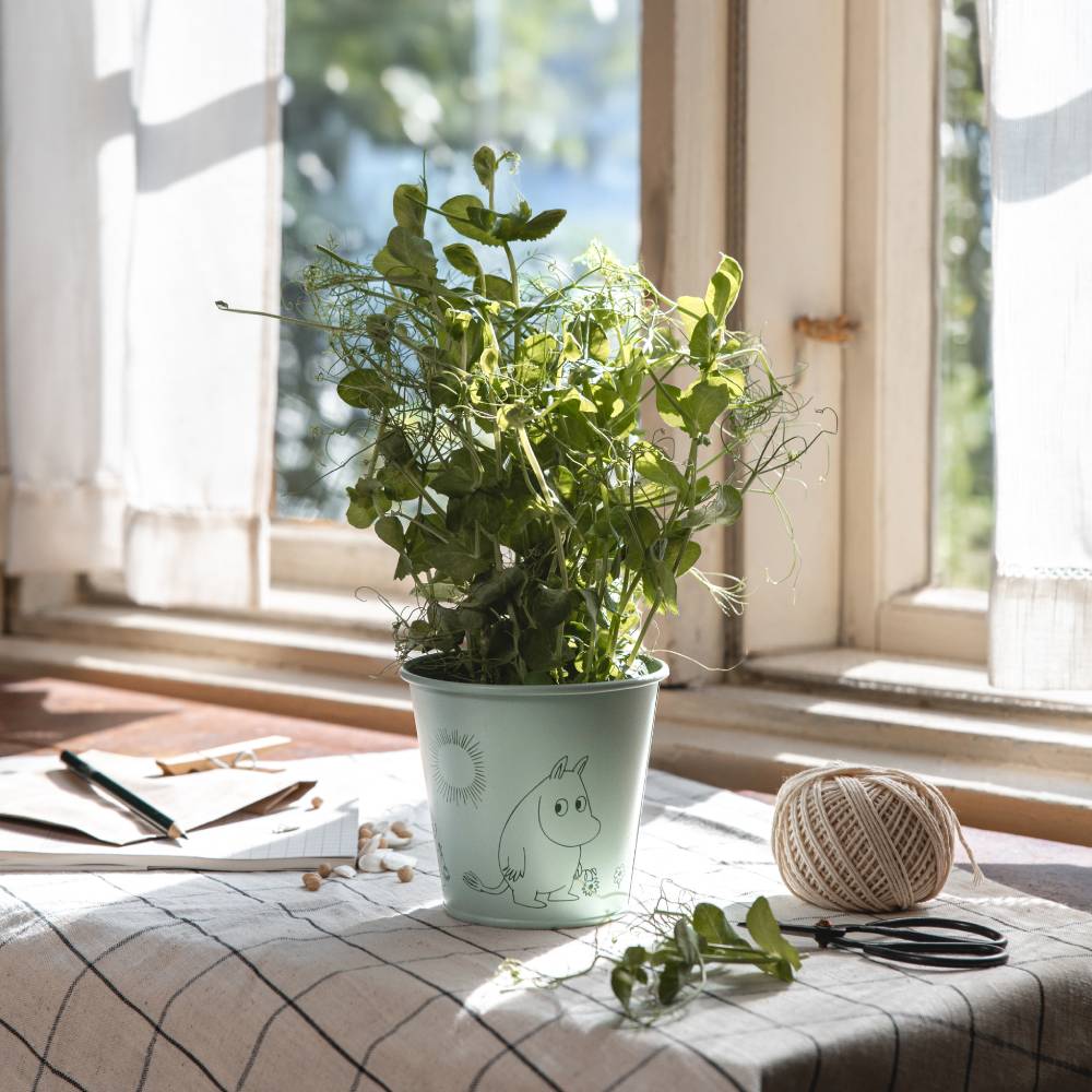 Moomin Gardenia Flower Pot 11cm Green - Image 5