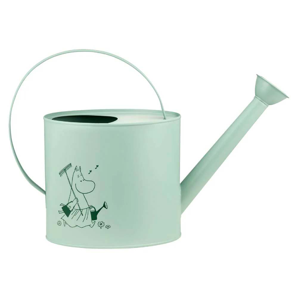 Moomin Gardenia Watering Can 4L Green - Image 4