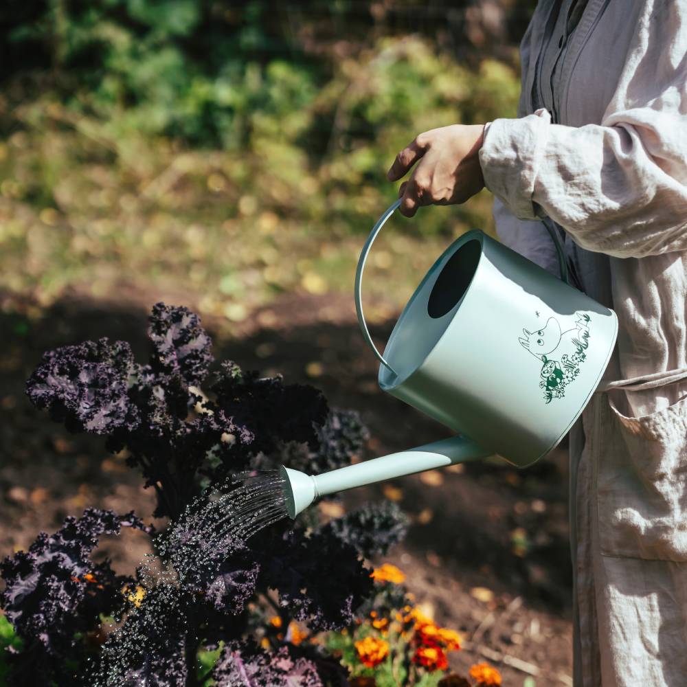 Moomin Gardenia Watering Can 4L Green - Image 6
