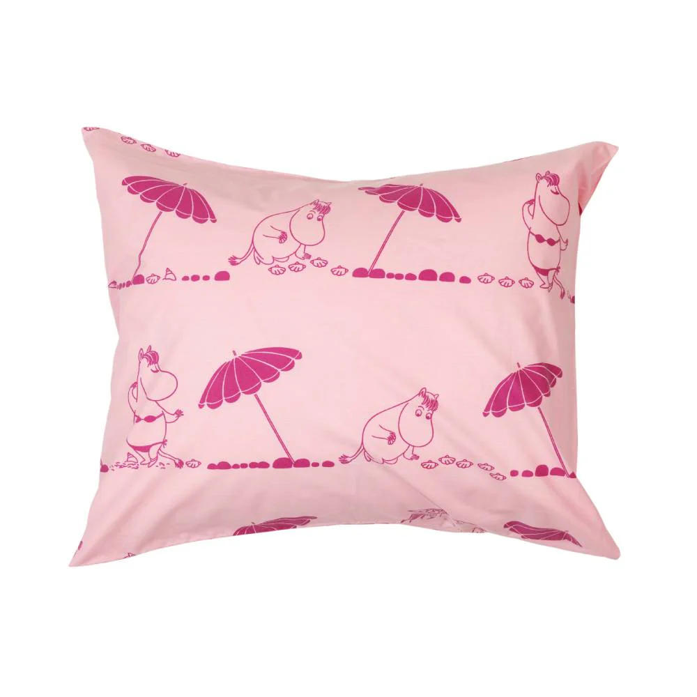 Moomin Gorgeous Pillow Case Pink