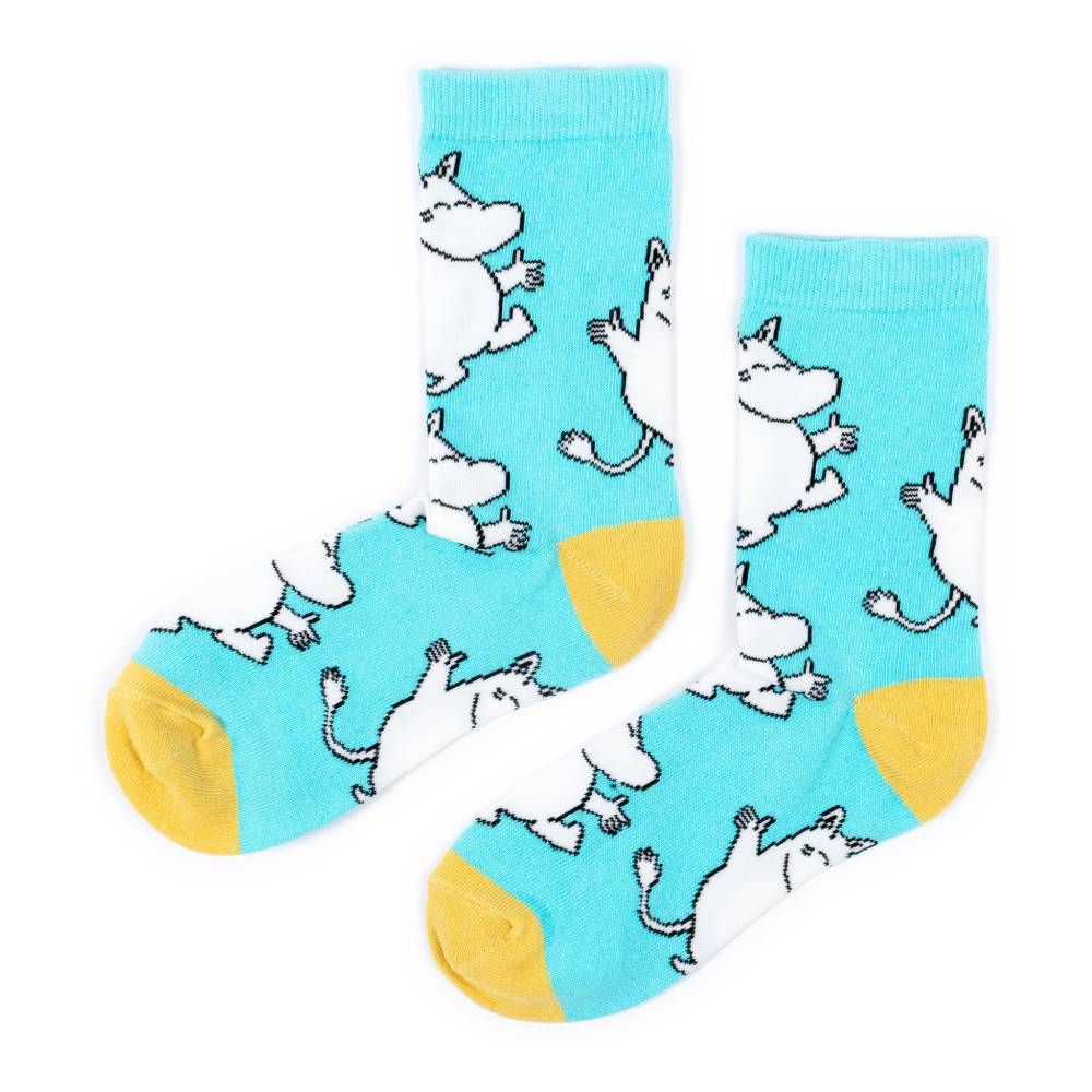 Moomintroll Happy Socks 36-42 Turquoise